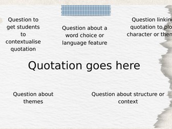 FREE! GCSE Shakespeare Starter: 3 Romeo and Juliet Quote Analysis Drills (PPA Sorted)