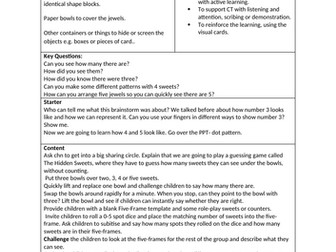 Maths lesson- Subitising