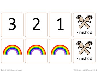 Countdown Rainbow Visual