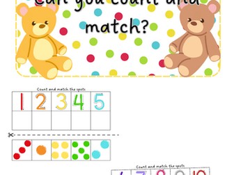 Pudsey - Subitising spots