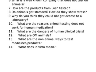 Animal Testing