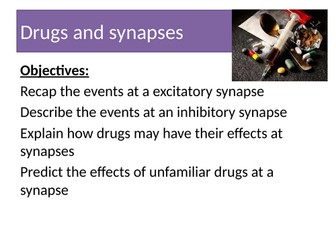 Drugs and synapses