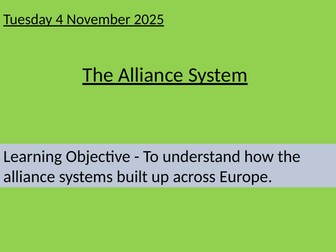 Y9 - The First World War