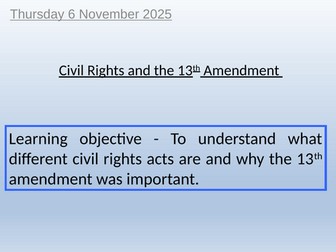 Y10 - Civil Rights