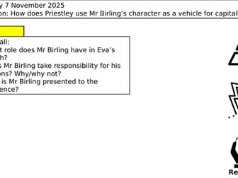 An Inspector Calls - Character Focus