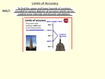Limit of Accuracy - using upper and lower bounds