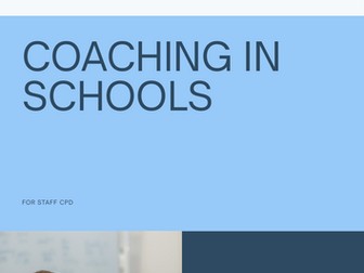 Coaching in Teaching: A CPD Course for Middle Leaders