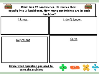 Division word problem worksheets