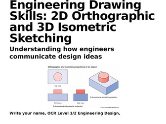 OCR Engineering design 3 lessons to prepare for R039