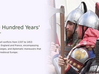 The Hundred Years' War Slideshow Presentation