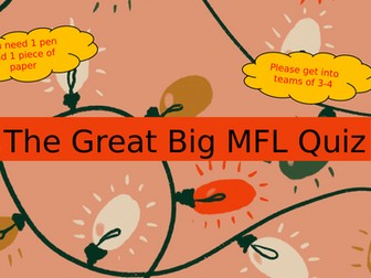 MFL Christmas Quiz