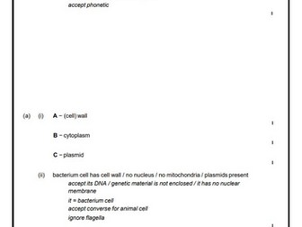 GCSE Biology Paper 1 Foundation | AQA | KS4 | Exam Questions and Mark Scheme