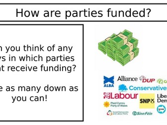 Funding of Political Parties