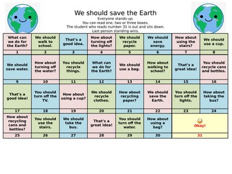 ESL: Book 2: We should save the earth. Should/ must
