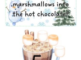 Winter = Hot chocolate counting