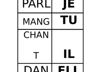 Dominoes ER verb conjugation