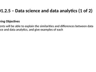 AAQ Data Analytics : analytics vs science