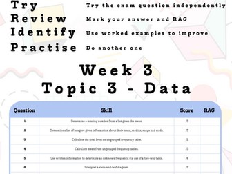 GCSE Maths Higher - Data Workbook (Grades 6-9)