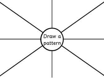 Draw a pattern - with pattern cards