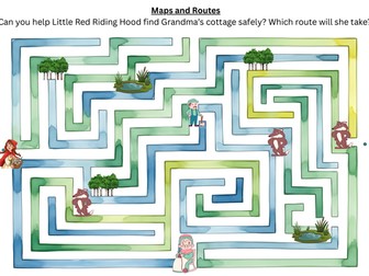 Maps and Routes - Little Red Riding Hood