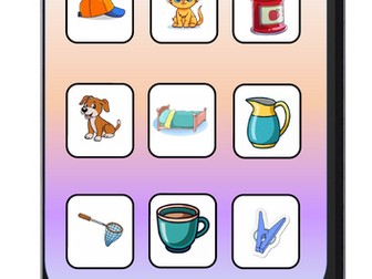 IPad CVC Picture Mat