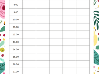 All in One Teacher Planner
