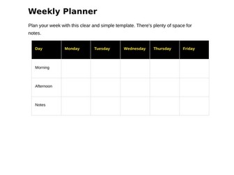 Teacher Planner - Build Your Own