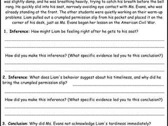 Making Inferences and Drawing Conclusions - Reading Worksheet Pack