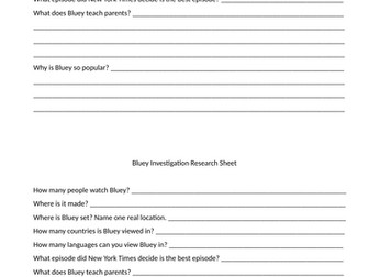 Bluey Popularity Investigation - Year 7