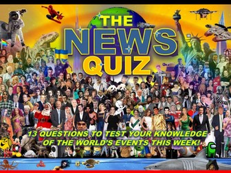 The News Quiz November 24th - December 1st 2025 Form Tutor Time Current Affairs
