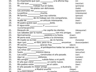 Mixed grammar practice 2