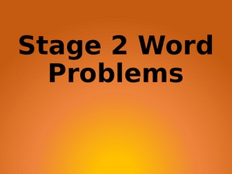 Mixed word problems for Stage 2