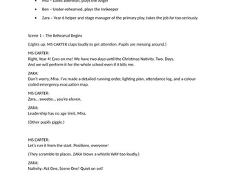 'Nativity' Script for KS3 or 4