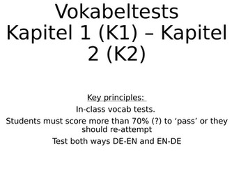 AQA New GCSE German 2026+ vocab tests