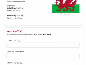 Welsh Lesson - Welsh Negatives Overview