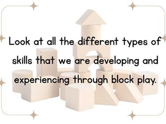 Block play display