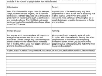 The Challenges of Natural Hazards (Unit)