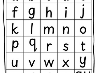 Cut and Stick Initial sound matching