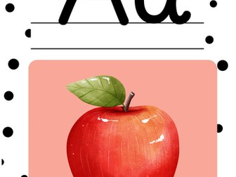 Alphabet display posters