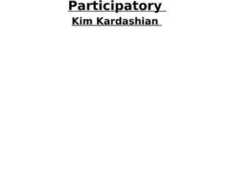 GCSE Media Studies AQA - Kim Kardashian