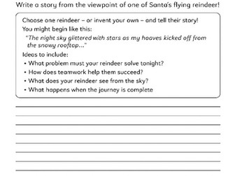 A Reindeer’s Christmas Eve Adventure