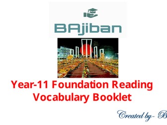 Year-11 Vocabulary Booklet Answers