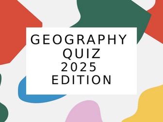 Geography Quiz 2025 Edition