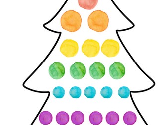 Colourful Pom Pom Christmas Trees