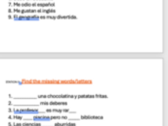 Carousel game - game Mi insti