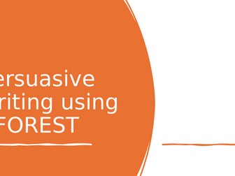 Persuasive writing using AFOREST