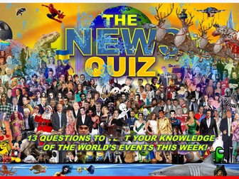 The News Quiz December 8th 2025 - January 5th 2026 Form Tutor Time Current Affairs