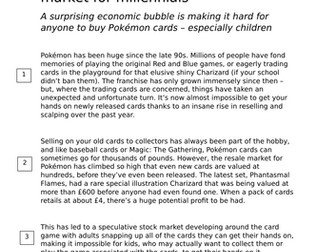 Higher English RUAE Close Reading Pokemon Mini Task