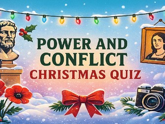 AQA Power and Conflict Christmas Quiz