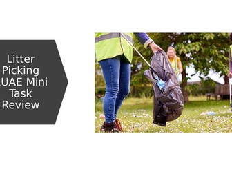 Higher English RUAE Close Reading Mini Task-Litter Picking